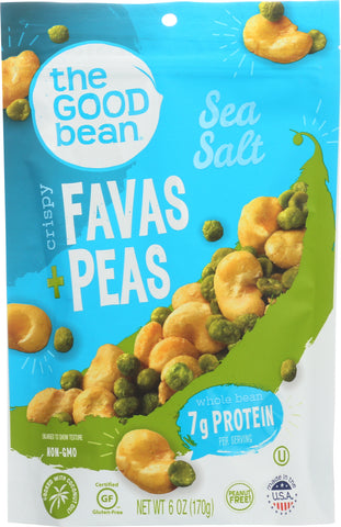 THE GOOD BEAN: Sea Salt Favas Peas, 6 oz