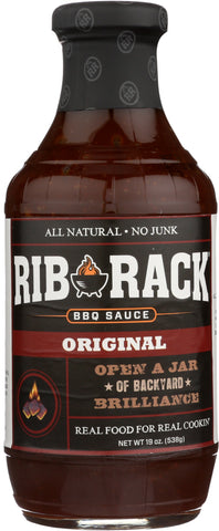 RIB RACK: Original BBQ Sauce, 19 oz