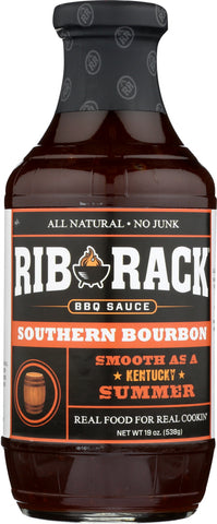 RIB RACK: Southern Bourbon BBQ Sauce, 19 oz