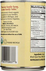 OMENA ORGANICS: Peas Black Eyed Canned Organic, 15 oz