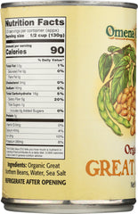 OMENA ORGANICS: Beans Great Northern Organic, 15 oz