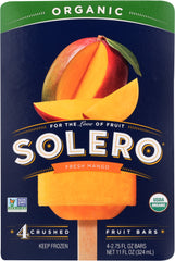 SOLERO: Bar Mango Organic, 11 oz