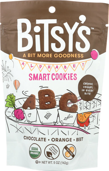 BITSYS BRAINFOOD: Chocolate Orange Beet Cookies Organic, 5 oz