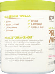 MUSCLEPHARM: Natural Energy Pre-Workout Powder Watermelon, 1 lb