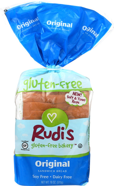 RUDIS: Gluten-Free Bakery Original Sandwich Bread, 18 Oz