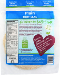 RUDI'S: Gluten-Free Bakery Plain Tortillas 8 Count, 9 oz