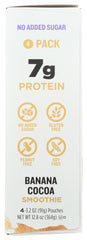 FUEL FOR FIRE: Kids Banana Cocoa Smoothie 4 Pack, 12.80 oz