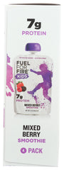 FUEL FOR FIRE: Kids Mixed Berry Smoothie 4 Pack, 12.80 oz