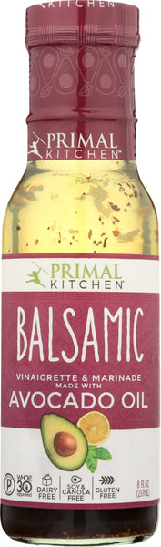 PRIMAL KITCHEN: Dressing Balsamic Vinaigrette Avocado Oil, 8 oz