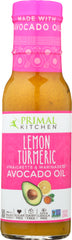 PRIMAL KITCHEN: Lemon Turmeric Vinaigrette & Marinade, 8 oz