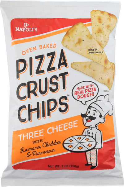 NAPOLIS PIZZA CHIPS: Parmesan & Romano Pizza Chips, 7 oz