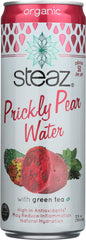 STEAZ: Water Prickly Pear Green Tea Original, 12 fl oz