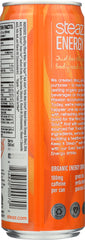 STEAZ: Orange Energy Drink, 12 Fl oz