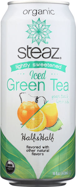 STEAZ: Half & Half Iced Tea, 16 fo