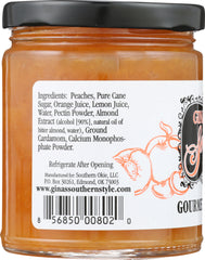 GINAS SOUTHERN STYLE: Gourmet Peach Spread, 9 oz