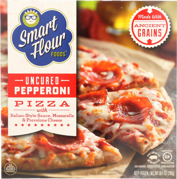 SMART FLOUR: Uncured Pepperoni Pizza, 10.1 oz