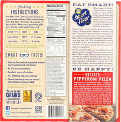 SMART FLOUR: Uncured Pepperoni Pizza, 10.1 oz