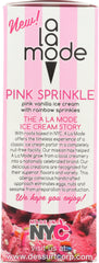 A LA MODE: Ice Cream Cups Pink Sprinkle 4 cups, 14 oz