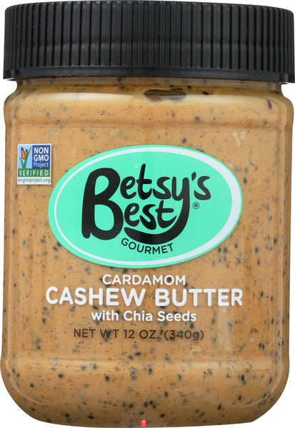 BESTYS BEST: Cashew Butter With Chia, 12 oz