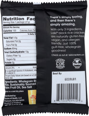 LAIKI: Crackers Black Rice Single Serve, 0.74 oz