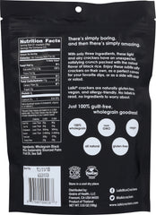 LAIKI: Crackers Black Rice, 3.53 oz