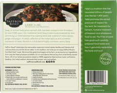 SAFFRON ROAD: Lamb Saag with Basmati Rice, 10 oz