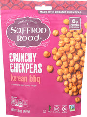 SAFFRON ROAD: Korean BBQ Crunchy Chickpeas, 6 oz