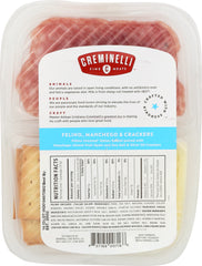CREMINELLI FINE MEATS: Manchego & Crackers Felino Snack, 2 oz