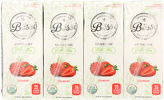 BOSSI: Caffeine Free Organic Kids Tea Strawberry 8 x 6.75 fl oz, 54 fl oz