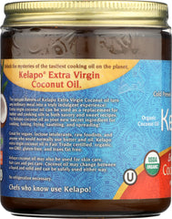 KELAPO: Organic Extra Virgin Fair Trade Coconut Oil, 8 oz