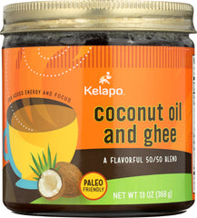KELAPO: Oil Coconut Ghee 50/50 Blend, 13 oz