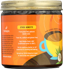 KELAPO: Oil Coconut Ghee 50/50 Blend, 13 oz