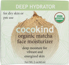 COCOKIND:  Organic Matcha Face Moisturizer, 60 ml