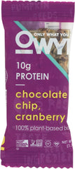 OWYN: Chocolate Chip Cranberry Plant Based Bar, 1.76 oz