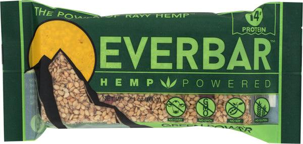 EVERBAR: Hemp Bar Green Power, 2.1 oz