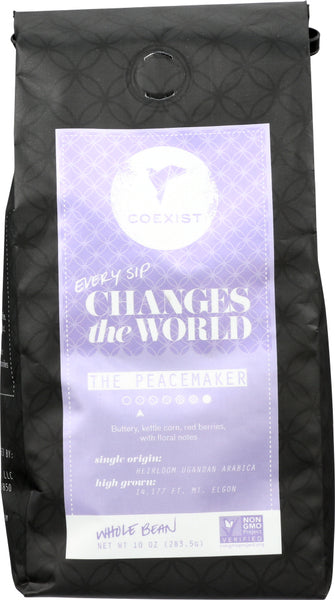 COEXIST: Coffee Peacemaker Whole Bean, 10 oz