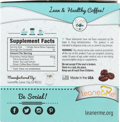 LEANER CREAMER: Coffee Cap Hot Brew Medium Roasted, 4.66 oz