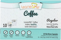 LEANER CREAMER: Coffee Cap Hot Brew Medium Roasted, 4.66 oz