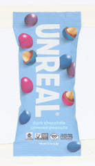 UNREAL: Dark Chocolate Covered Peanuts Gems, 1.50 oz