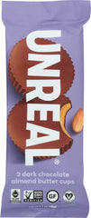 UNREAL: Dark Chocolate Almond Butter Cups, 1.1 oz