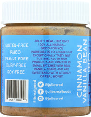 JULIES REAL: Cinnamon Vanilla Cashew Butter, 9 oz