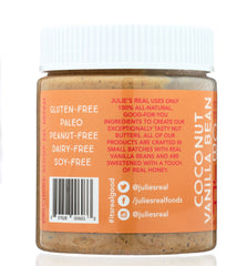 JULIES REAL: Coconut Vanilla Bean Cashew Butter, 9 oz