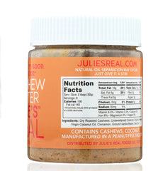 JULIES REAL: Coconut Vanilla Bean Cashew Butter, 9 oz