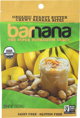 BARNANA: Organic Peanut Butter Chewy Banana Bites, 3.5 oz