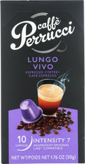 CAFFE PERRUCCI: Lungo Vivo Coffee, 1.76 oz