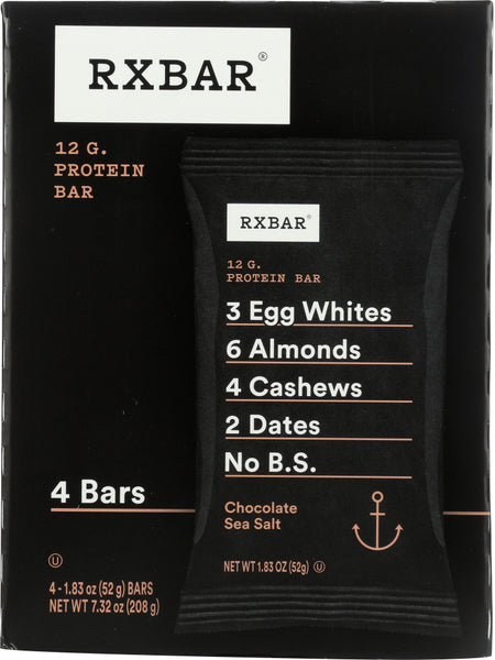 RXBAR: Chocolate Sea Salt Protein Bar, 4 pk