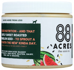 88 ACRES: Roasted Watermelon Seed Butter Jar, 14 oz