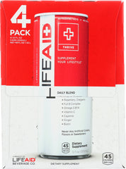 LIFEAID BEVERAGE: Lifeaid 4 pack x 12 fl oz, 48 fl oz
