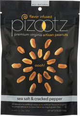 PIZOOTZ FLAVOR INFUSED: PEANUT SEA SALT N PEPPER (5.750 OZ)