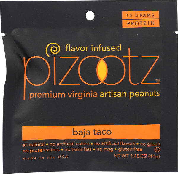 PIZOOTZ FLAVOR INFUSED: PEANUT BAJA TACO INFUSED (1.450 OZ)